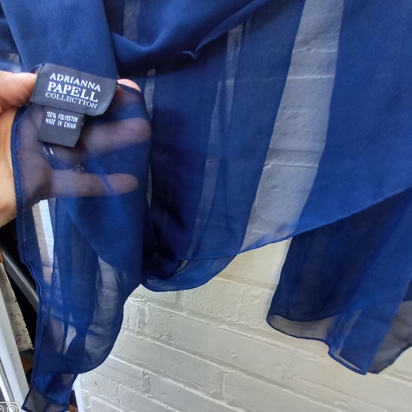 Adrianna Papell Wrap Scarf Sheer - Picture 1 of 2